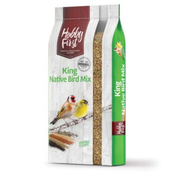 Hobbyfirst King Native Natural Hooded Siskin Luxury Mix 15kg